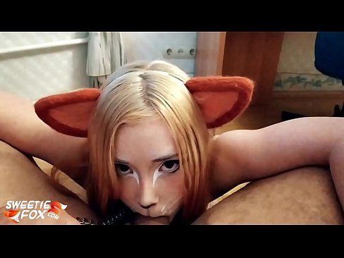 ❤️ Кіцуне ковтає член і кончить в рот ❤️ Анальне відео на uk.desixxxtube.ru ️❤